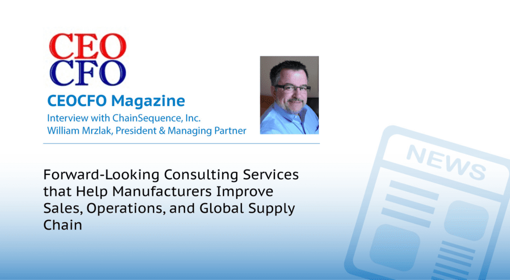 Presentation slide on improving global supply through consulting services.